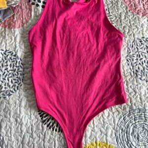Elegant Pink Women's Bodysuit